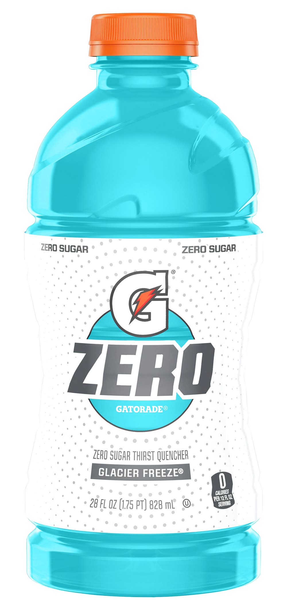 Gatorade Zero Sugar Thirst Quencher Sports Drink, Glacier Freeze (28 fl oz)
