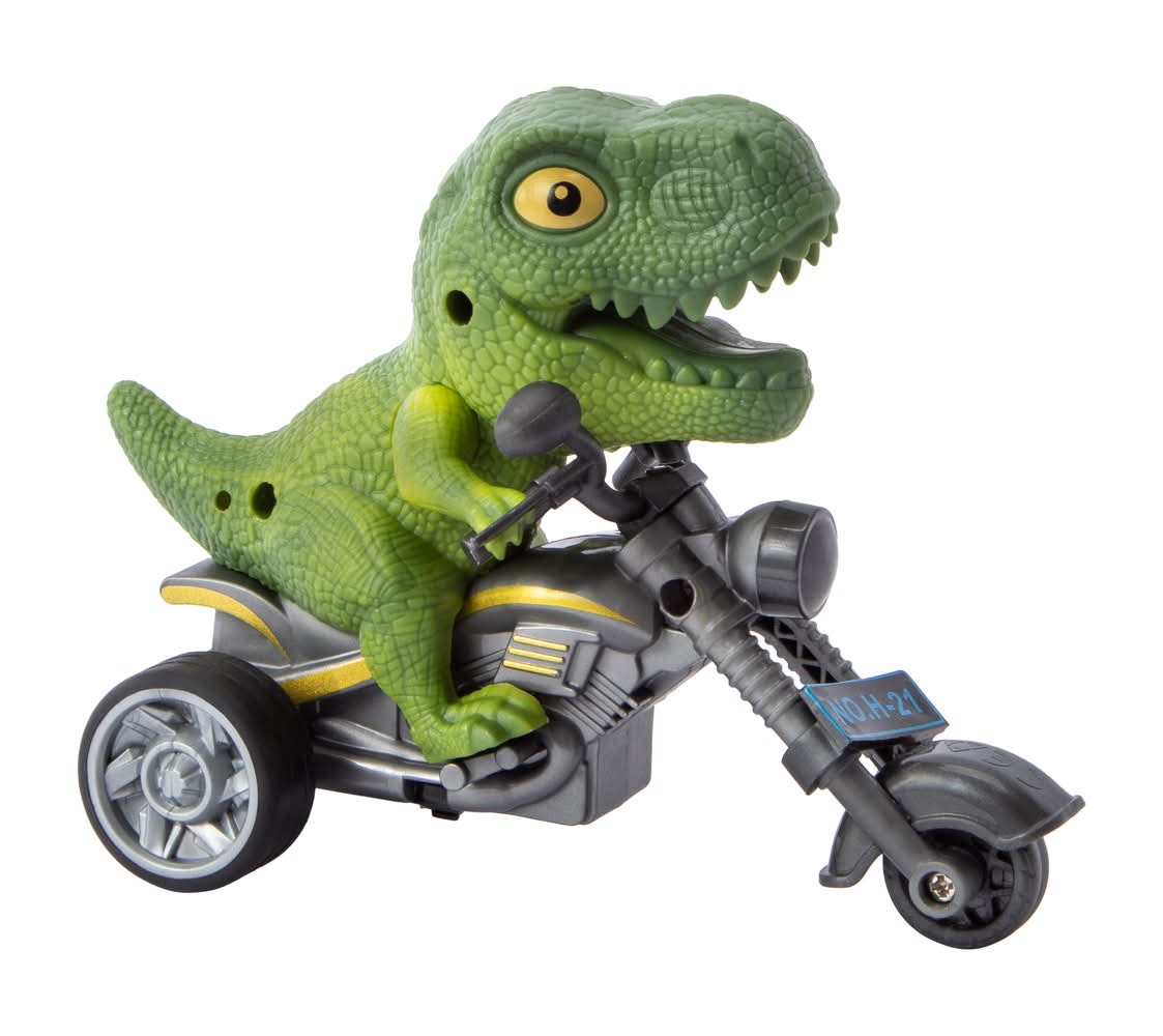 Push-N-Go Dino Bike Toy Green