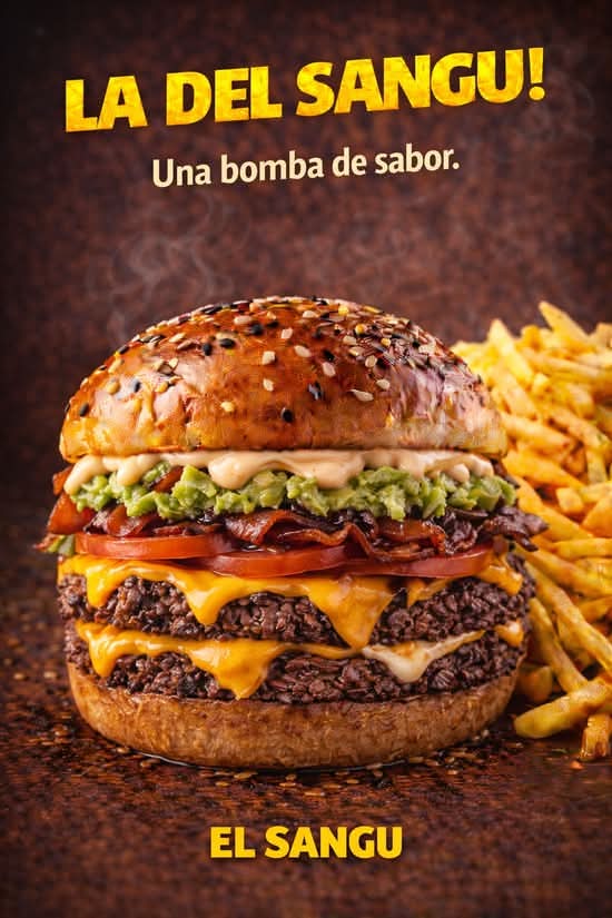 Hamburguesa Smash de Autor la del Sangu