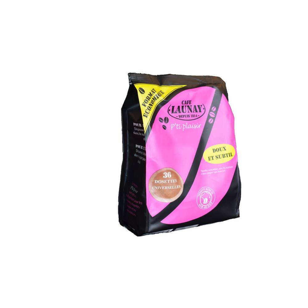 Café Launay - Café dosettes compatibles senseo doux subtil (250 g)