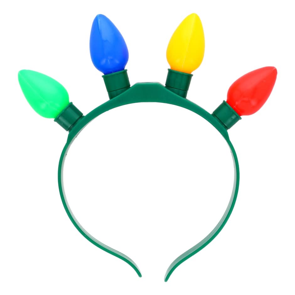 Christmas Flashing Light Headband, 1 ct.
