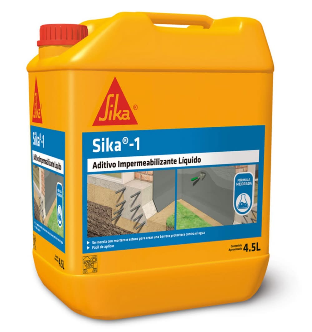 Sika · Aditivo impermeabilizante sika -1 (4,5 L)