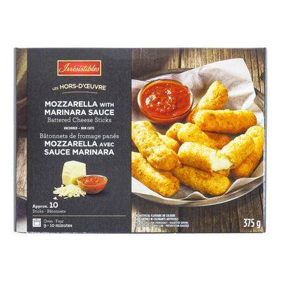 Irresistibles Frozen Battered Mozzarella Cheese Sticks (375 g)