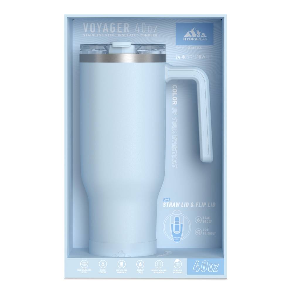 Hydrapeak Voyager Set, Powder Blue, 40 Oz