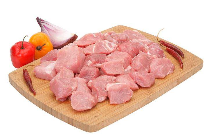 HEB carne de cerdo para guisados y tamales (a granel)