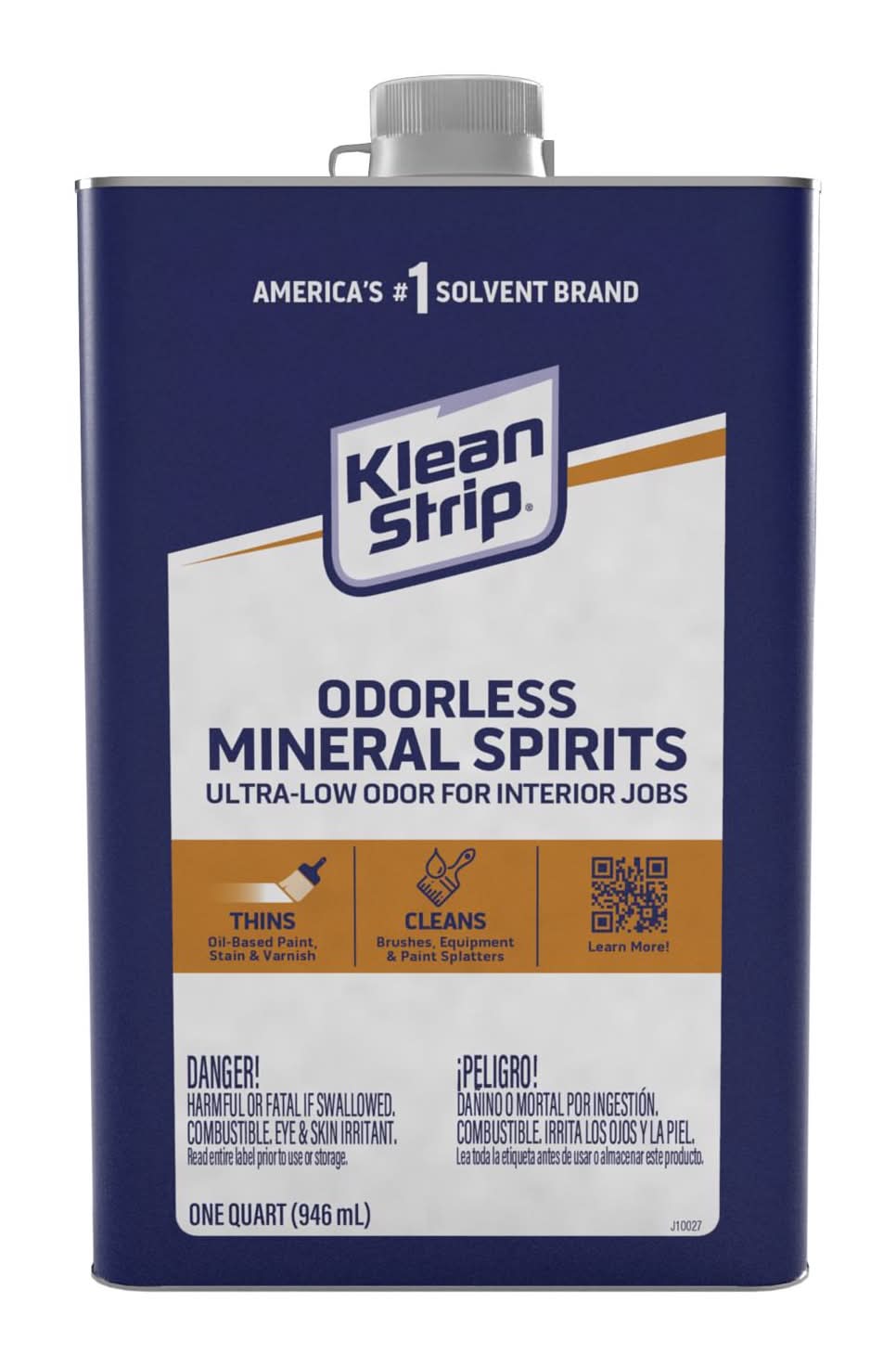 Klean Strip Mineral Spirits Paint Thinner 1 Qt