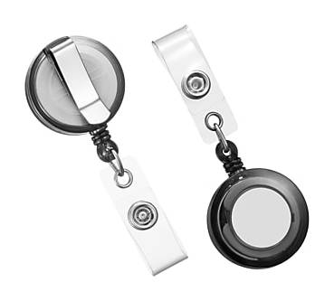 Staples Badge Reels, 33 Retractable Cord Length, Vinyl/Metal, Assorted Colors, 5/Pack (36682/3747217)