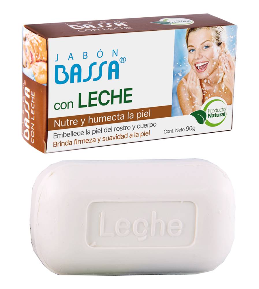 BASSA JAB BAR C/LECHE CAJ*90G