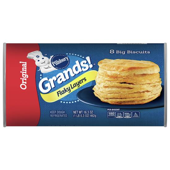 Pillsbury Grands Flaky Layers Original Biscuits (8 ct)