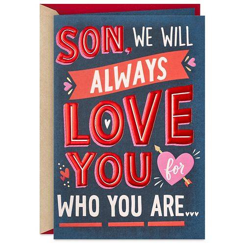Hallmark Valentine's Day Card for Son (Love You for Who You Are) S48 - 1.0 ea