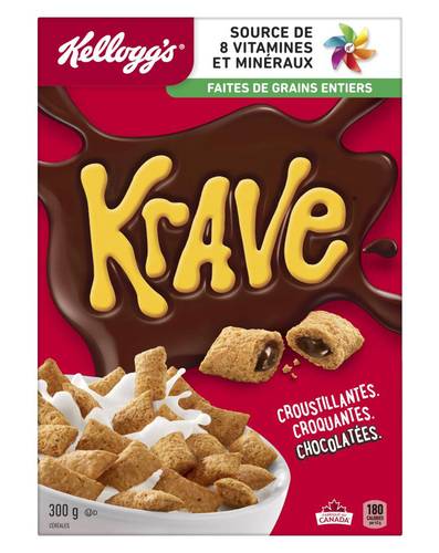 Krave céréales croustillantes et croquantes - crispy and crunchy cereals (chocolat)