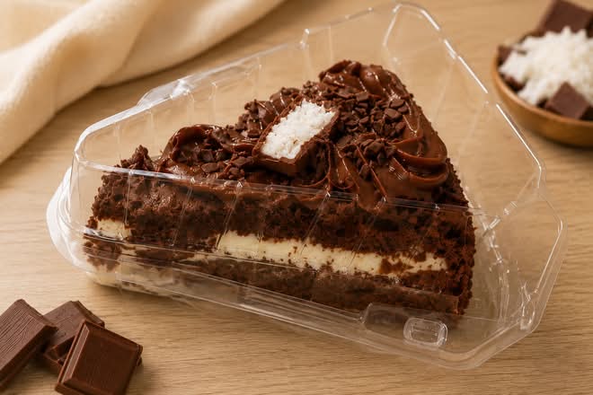 Bolo em Fatia (brigadeiro c/ Coco)