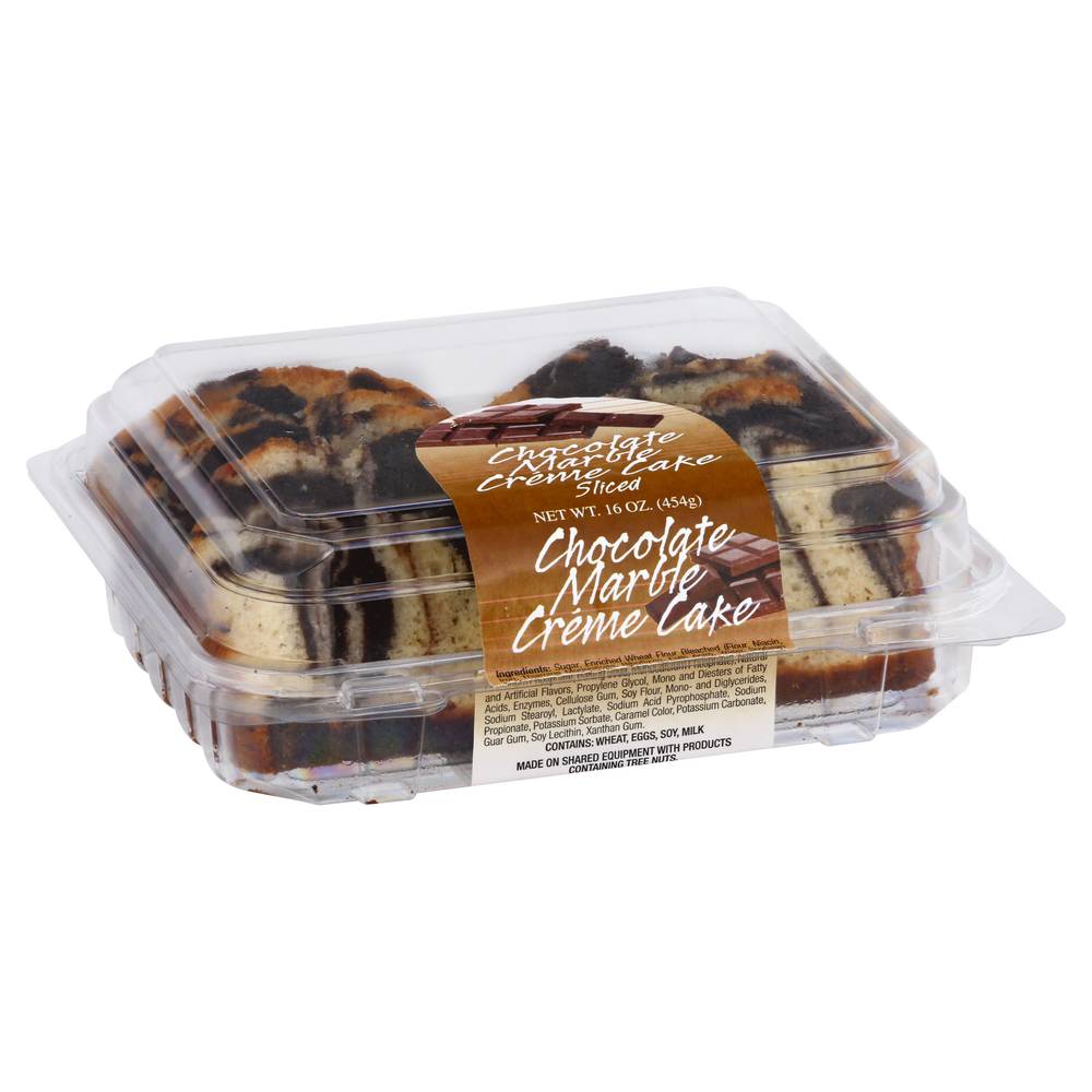 Olson's Baking Company Sliced Chocolate Marble Creme Cake (1 lbs)