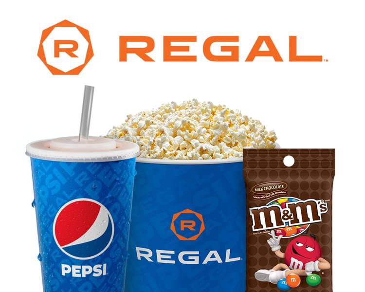 Regal Cinemas (3005 Cinema Place) Menu Prices in Bellingham Popcorn