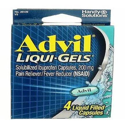 ADVIL LIQUIGELS 4-CT