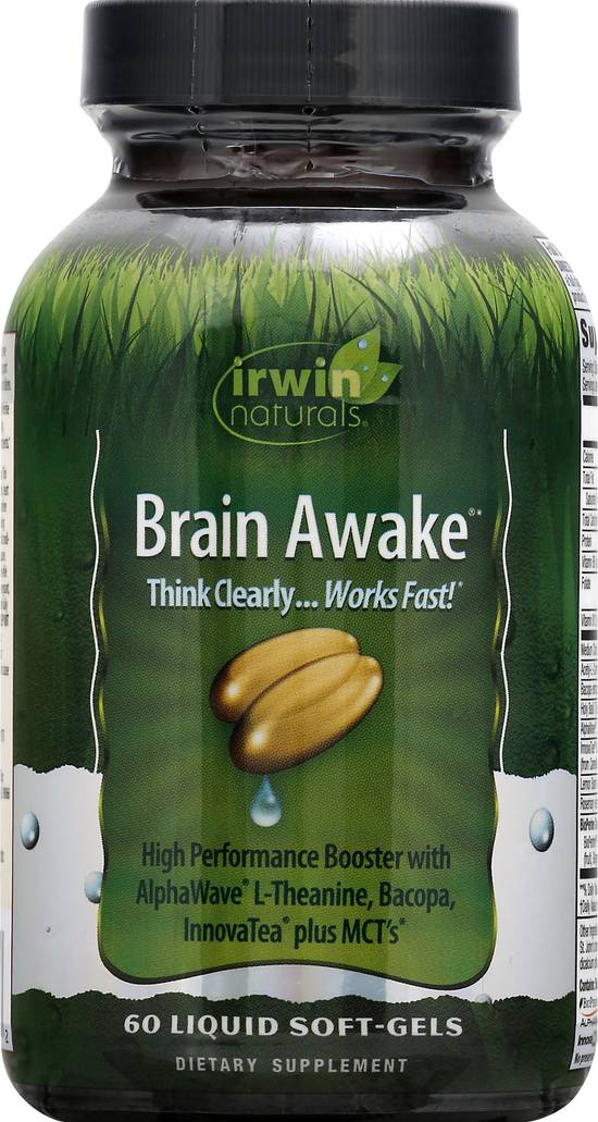 Irwin Naturals Brain Awake Liquid Soft-Gels