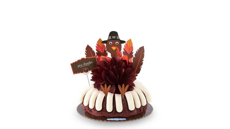 Give Thanks 8" Decorated Bundt Cake