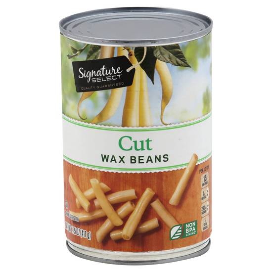 Signature Select Wax Beans Cut (14.5 oz)