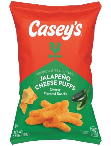 Casey's Jalapeño Cheese Puffs 5.5oz