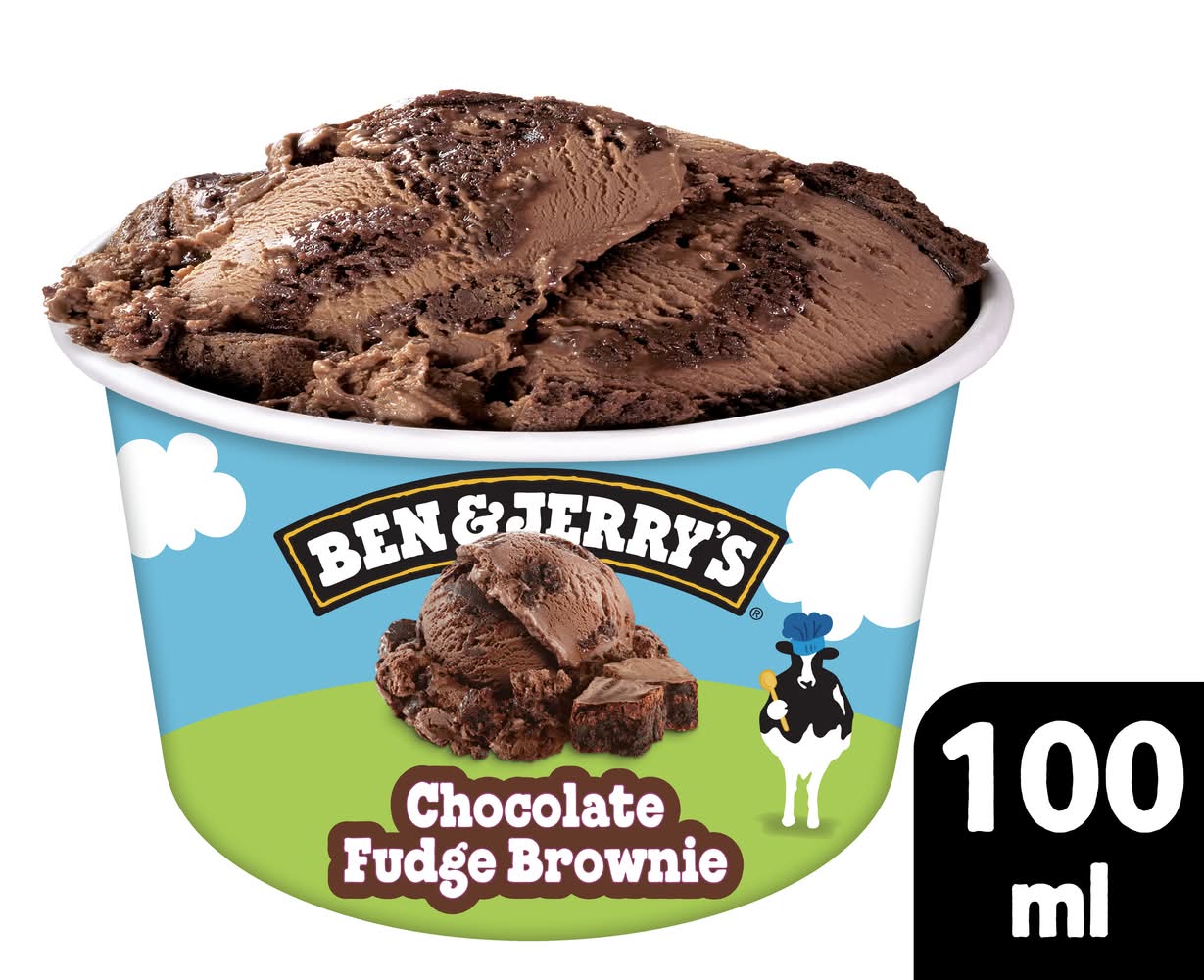 Ben & Jerry's Ice Cream, Chocolate Fudge Brownie (100mL)