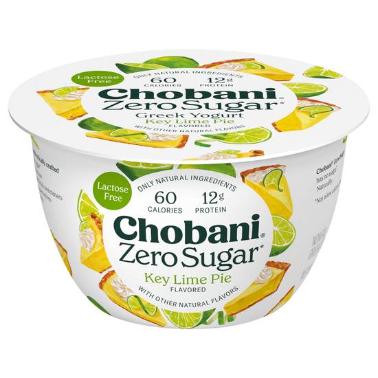Chobani Zero Sugar Yogurt (key lime pie )