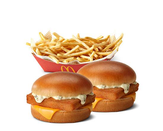 2 Filet-O-Fish® and Basket of Fries