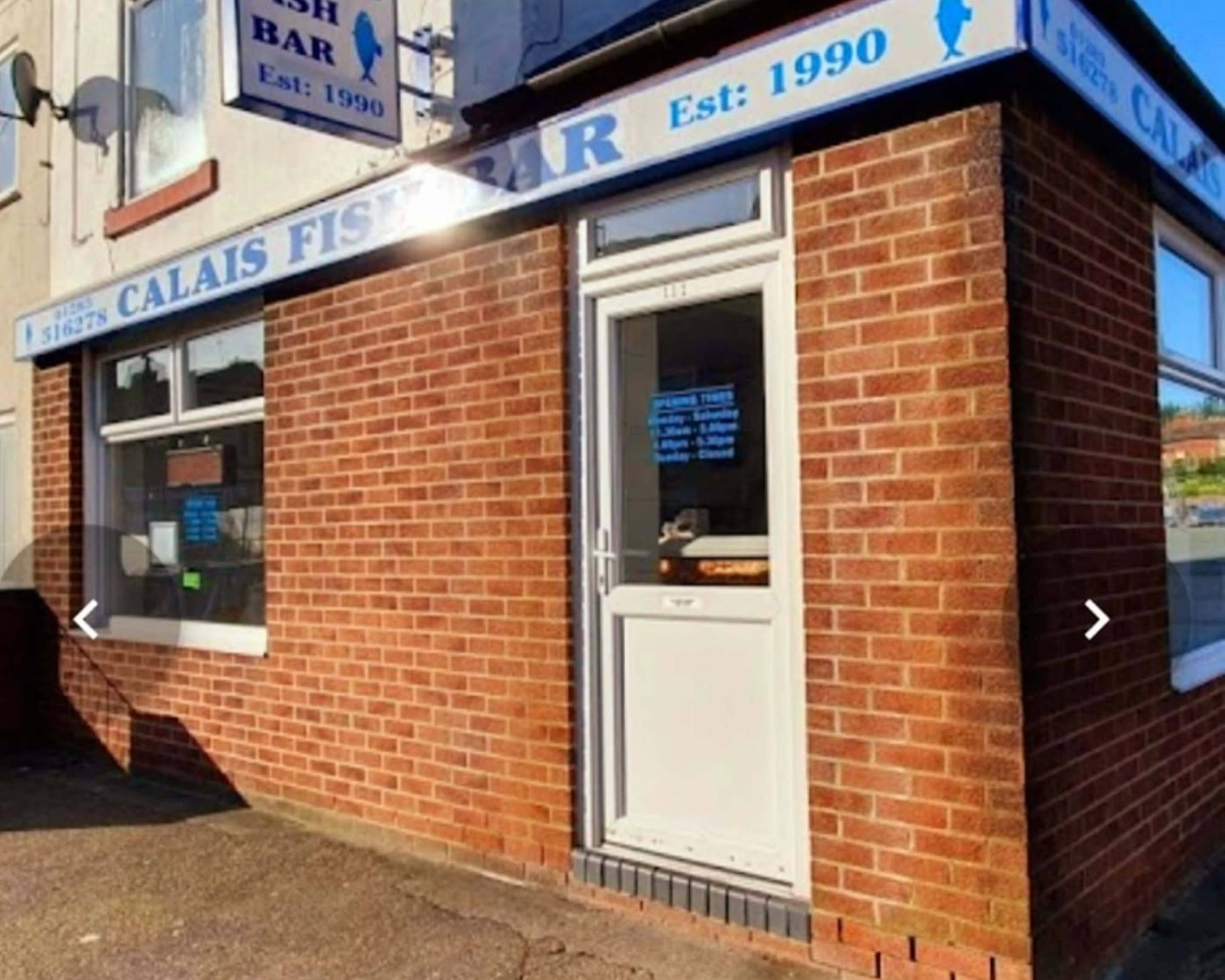 Calais Fish Bar Delivery Horninglow and Eton Uber Eats