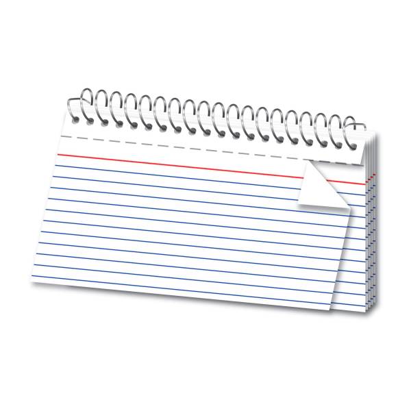 Office Depot Spiral Ruled Index Cards (3" x 5"/white)