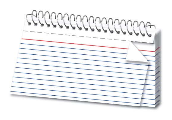 Office Depot® Brand Spiral Ruled Index Cards, 3" x 5", White, Pack Of 50