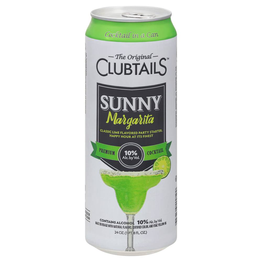 Clubtails Sunny Margarita Premium Cocktail (16 fl oz)