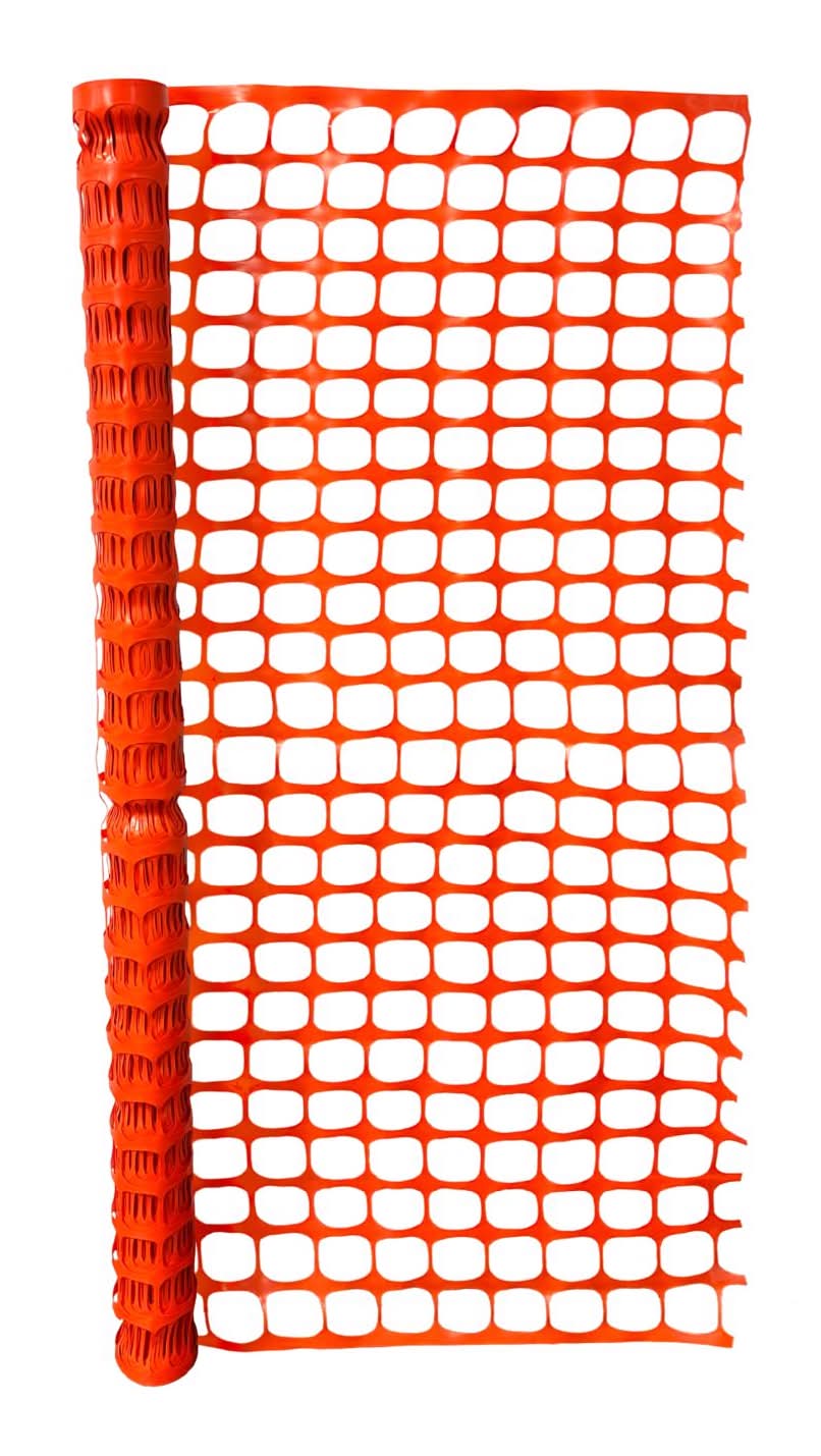 Tenax 4 Ft. H X 50 Ft. L Polyethylene Guardian Warning Barrier Orange