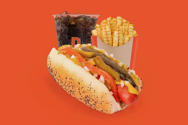 #3: Jumbo Chicago-Style Hot Dog Meal