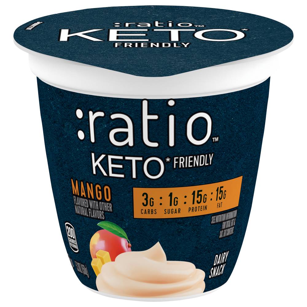 Ratio Keto Friendly Mango Yogurt (5.3 oz)