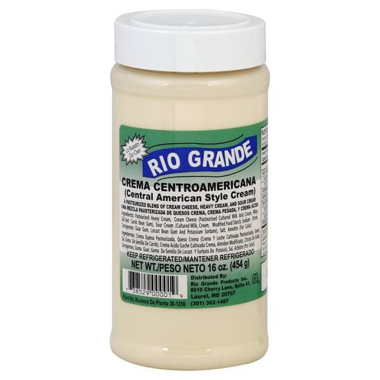 Rio Grande Central American Style Cream (14 oz)