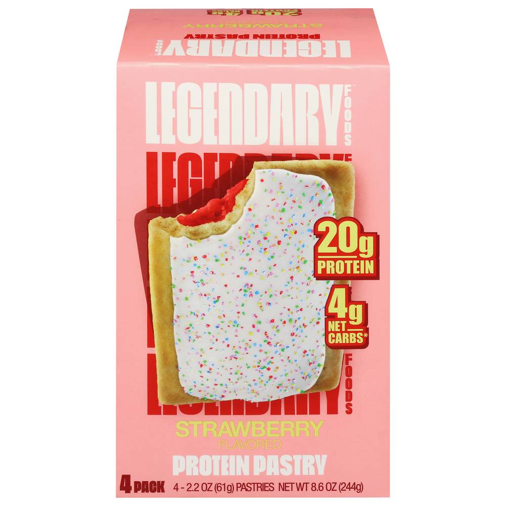 Legendary Foods Protein Pastrstrawberry Flavored Protein Pastry (4ct)