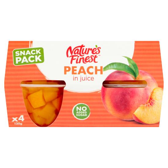 Natures Finest Peach in Juice (4ct)