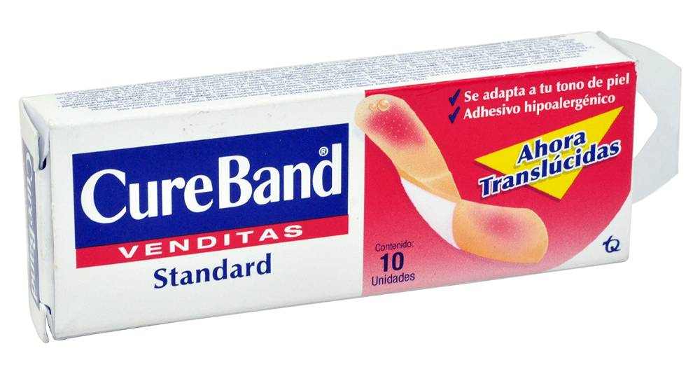 CURE BAND STANDARD VENDITAS TRANSLU *10