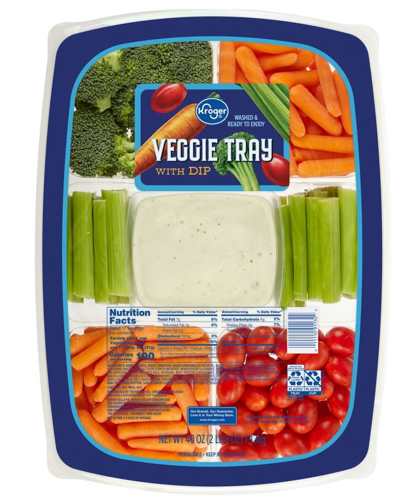 Kroger® Veggie Tray with Dip