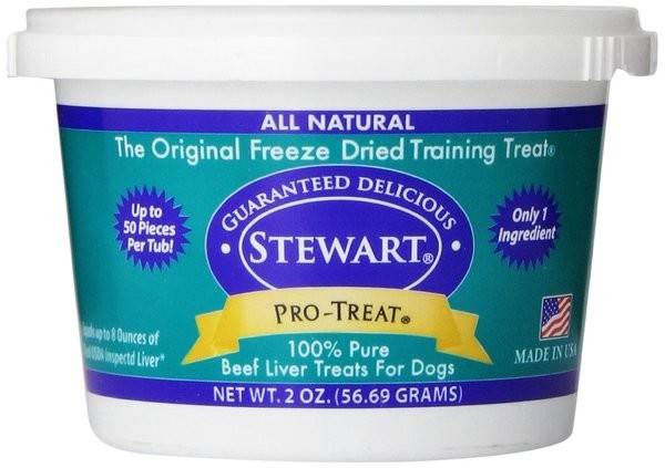 Stewart Pro Treat Freeze Dried Beef Liver Dog Treat, 4 Ounces