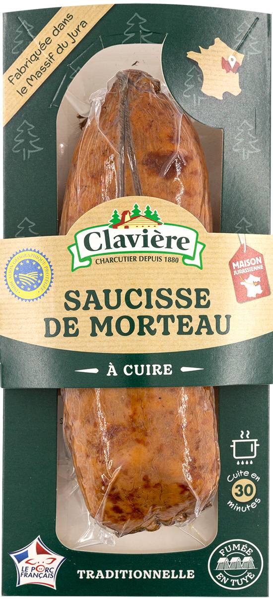 Claviere - Clavière saucisse de morteau à cuire