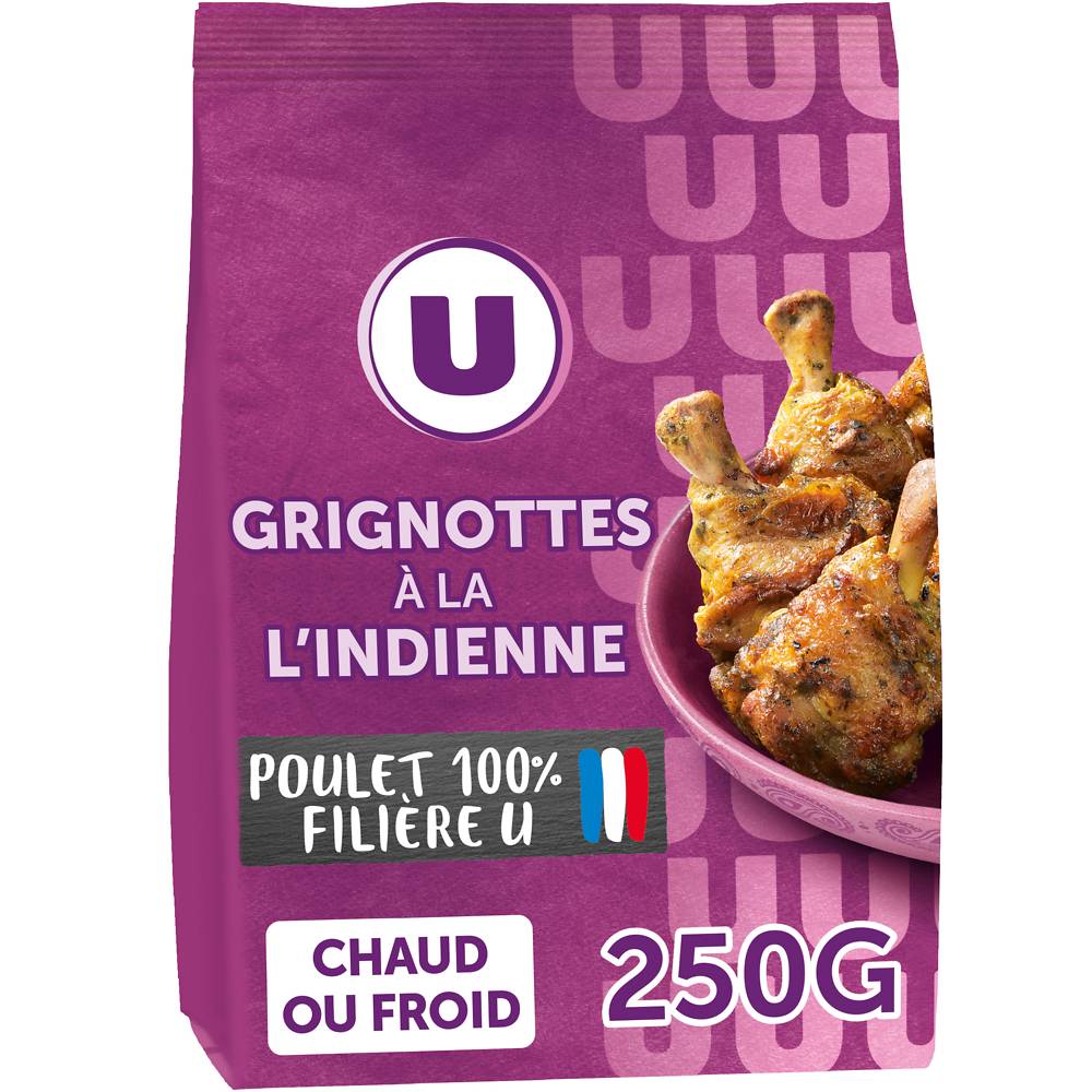 U - Grignotte de poulet rôtie goût indien