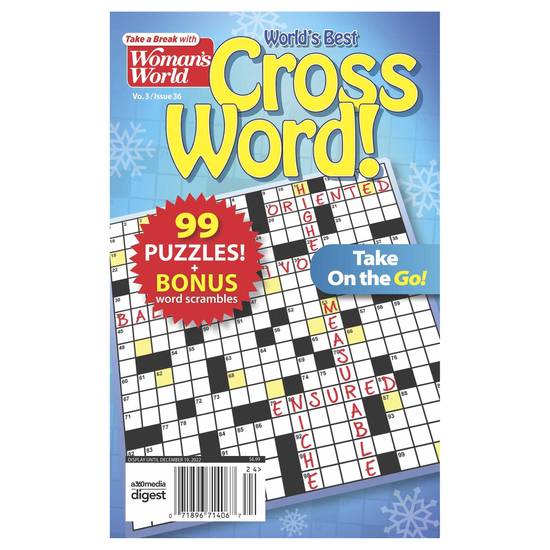 Woman's World Cross Word Magazine
