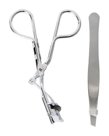 Eyelash Curler With Tweezer Set