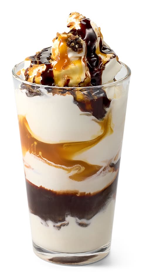 Caramel Chocolate Craze Ice Cream Parfait