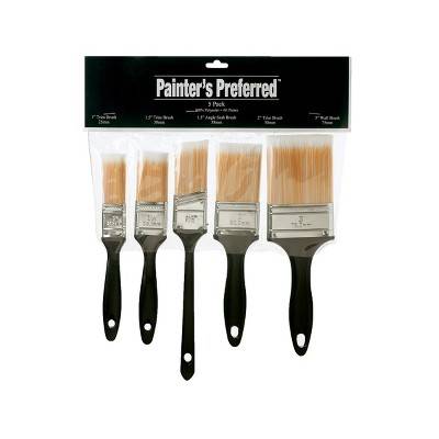 Painter's Preferred Paint Brush Set (5 ct)