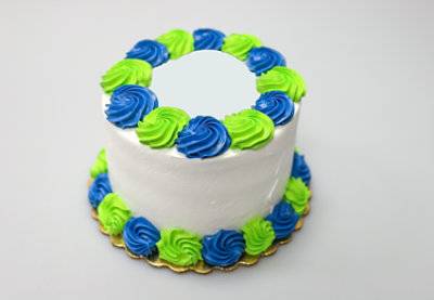 Bakery Cake White 5 Inch Celebration - Each