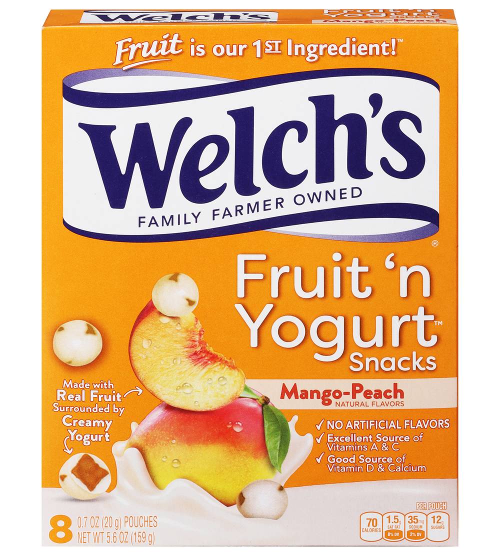 Welch's Mango-Peach Yogurt Snacks (5.6 oz)