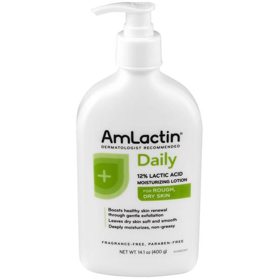 AmLactin Daily Moisturizing Body Lotion, Paraben-Free - 14.1 oz