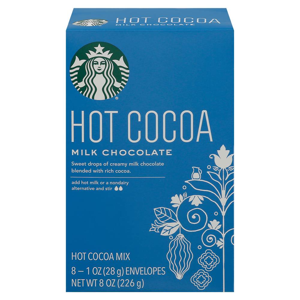 Starbucks Hot Cocoa Mix, Milk Chocolate (1 oz, 8 ct)