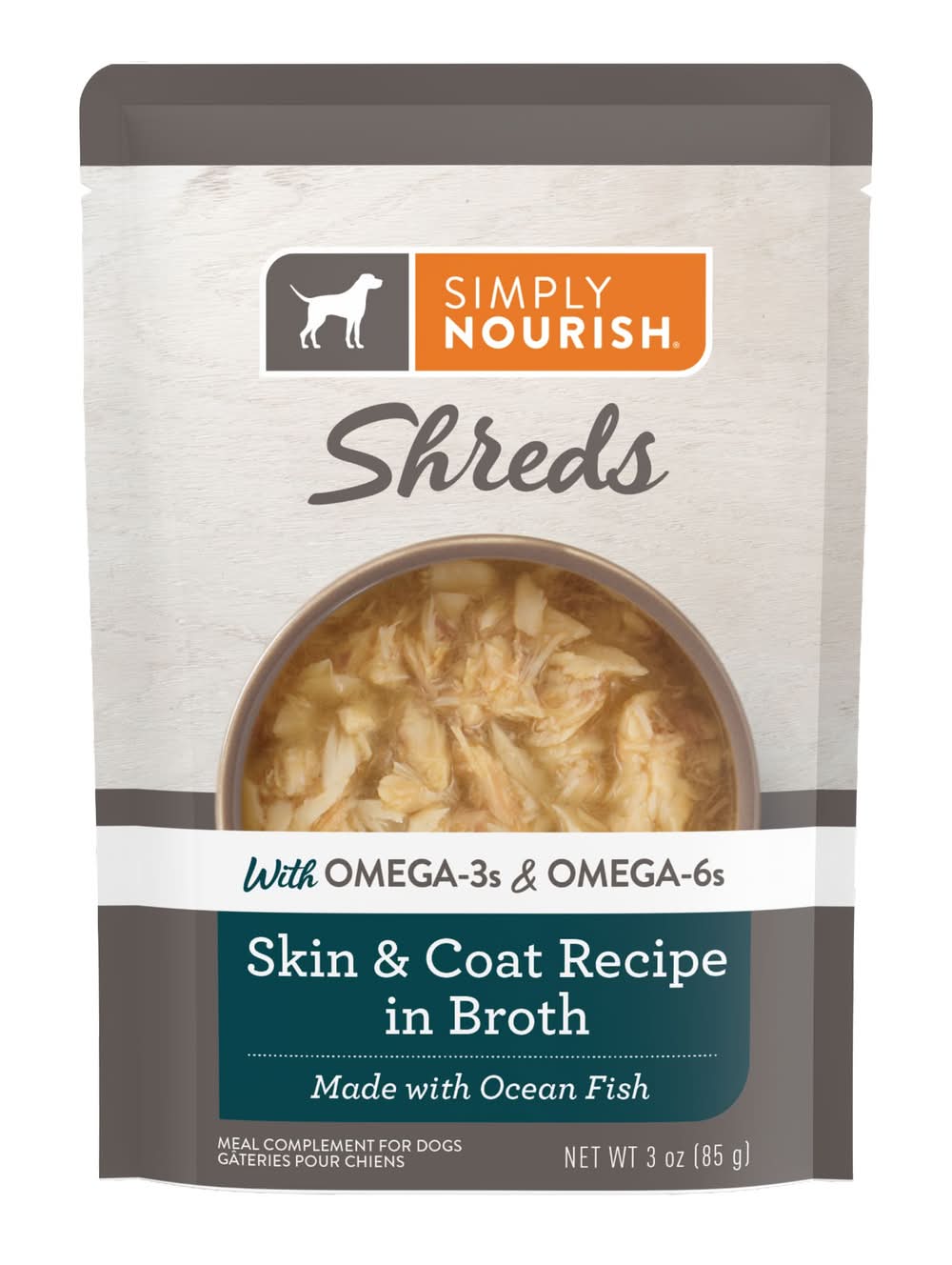 Simply Nourish® Natural Solutions Skin & Coat All Life Stage Dog Meal Topper - 3 Oz., (Size: 3 Oz)